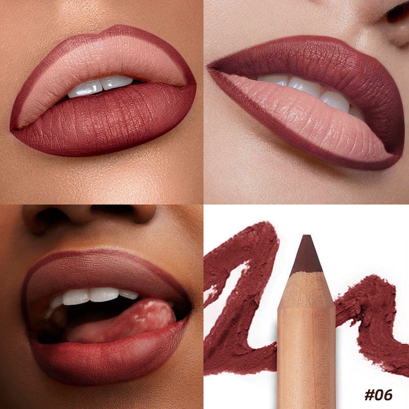Crayon à lèvres mat 8 couleurs, maquillage beauté.