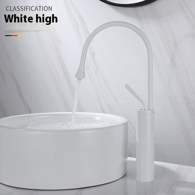 Bathroom Cabinet Rotating Table Hot And Cold Basin Faucet