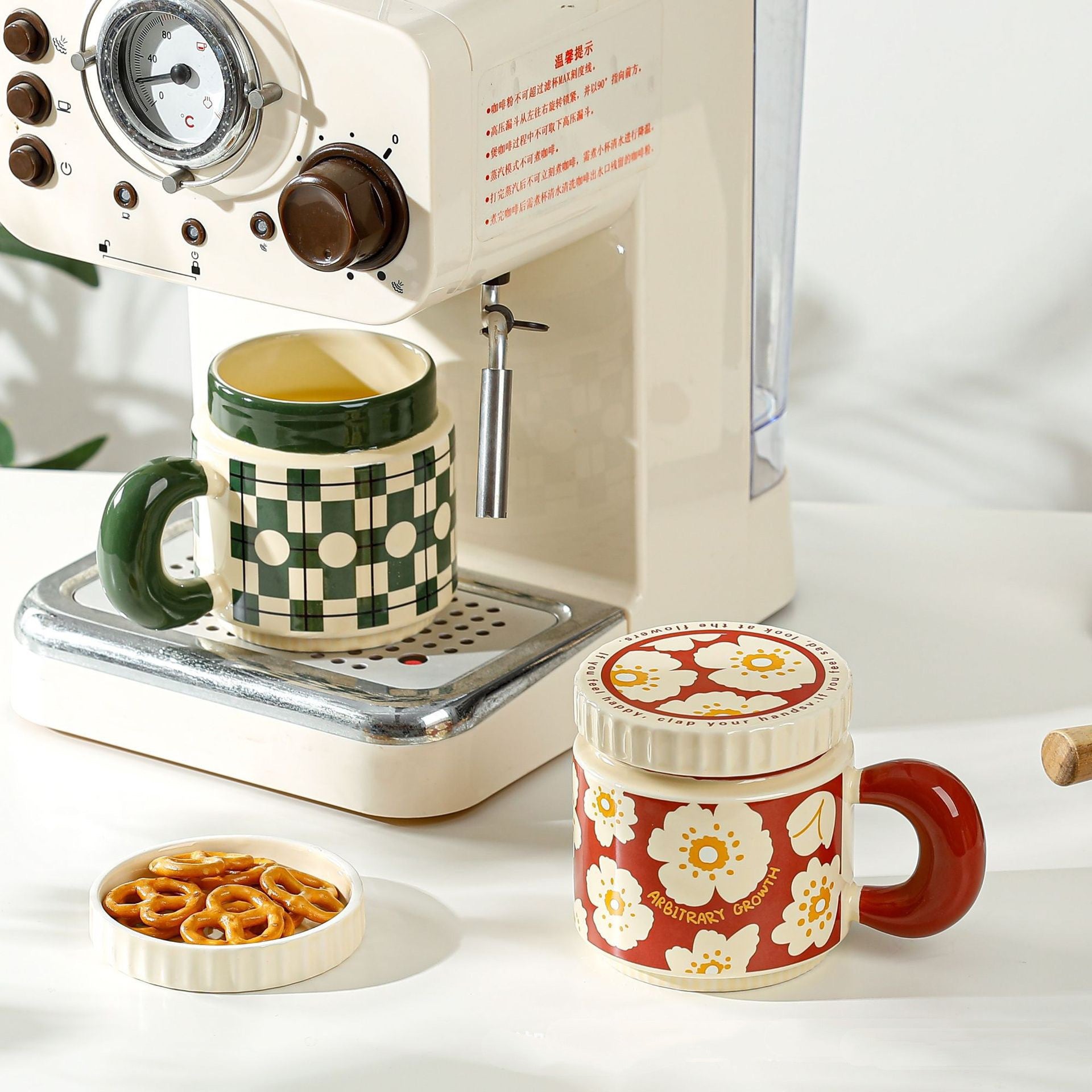 Creative Flower Ceramic Niche High-grade Coffee Cup