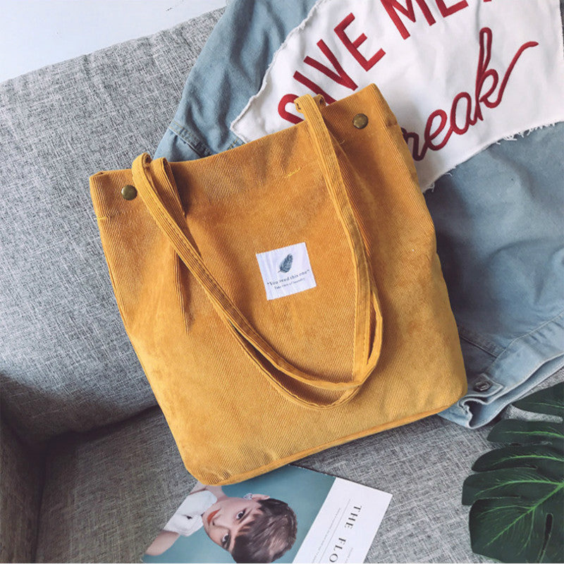 Large Capacity Leisure Shopping Bag Student Art Shoulder