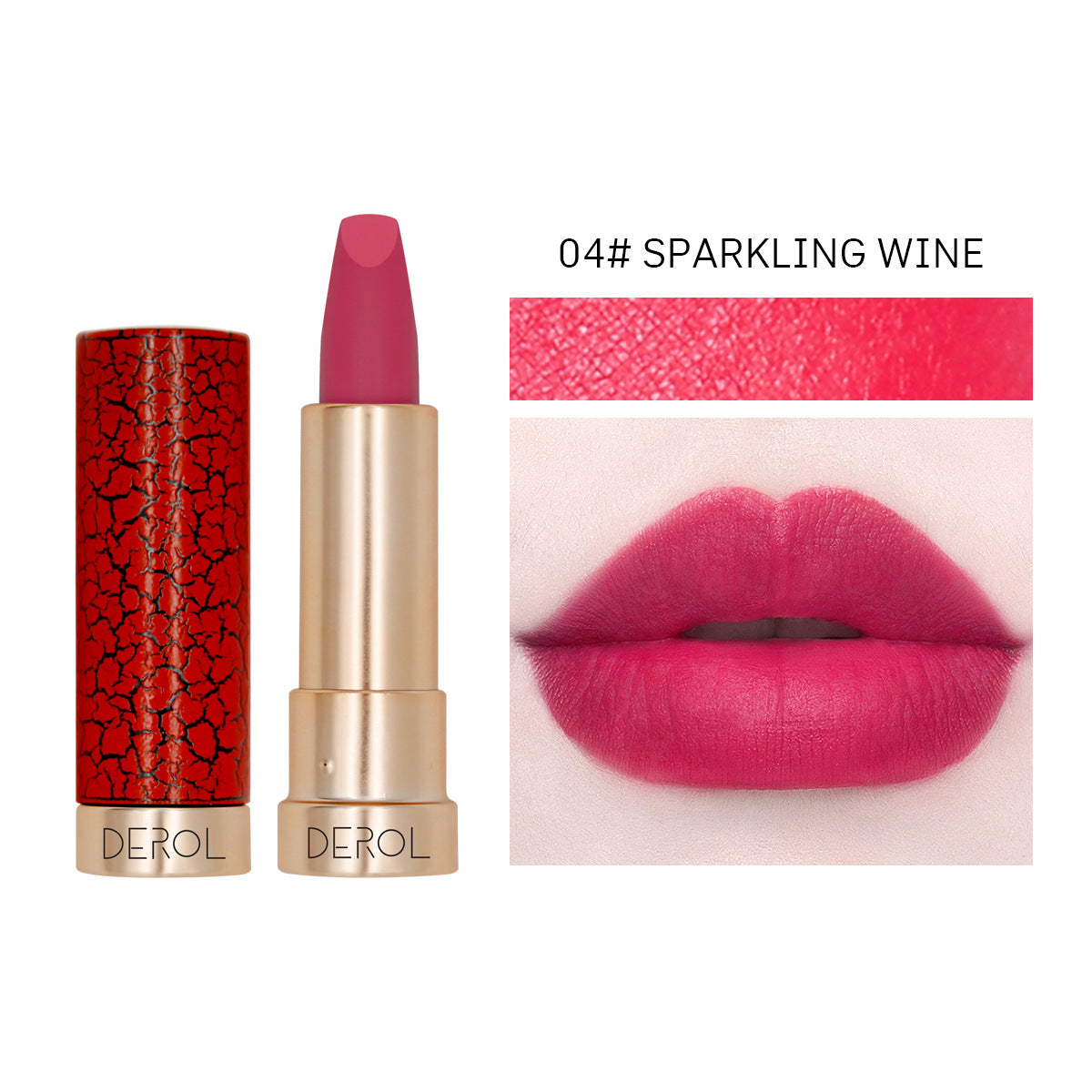 Rouge à Lèvres Mat Velouté Maquillage Imperméable et Hydratant