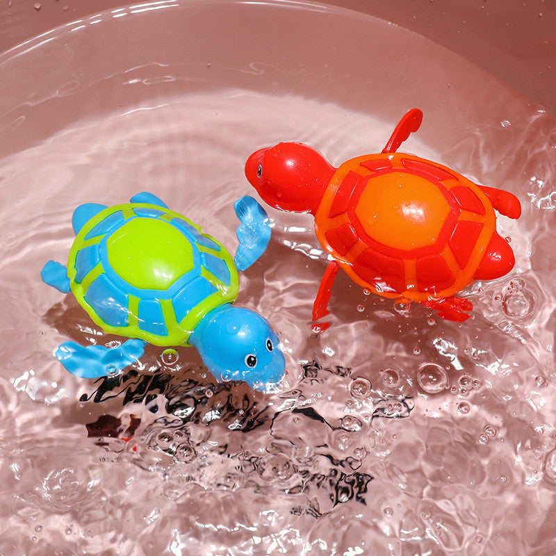 Jouets de bain pour bébé tortue, baignade de bébé dans l'eau