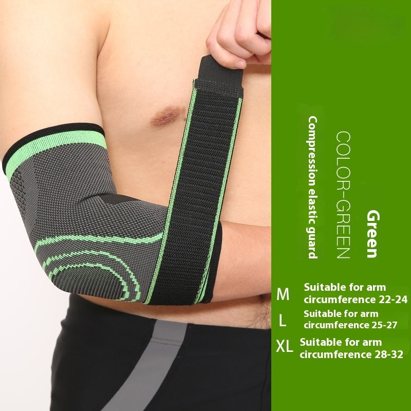 Breathable Wicking Sports Strap Wrap Compression Elbow Pads