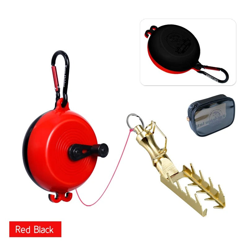 Ilure Lure Of Fishing Gear Sequined Iron Plate Hanging Bottom Lifter Wukong Bait Lifter With 30 M Line Cross-border E-commerce