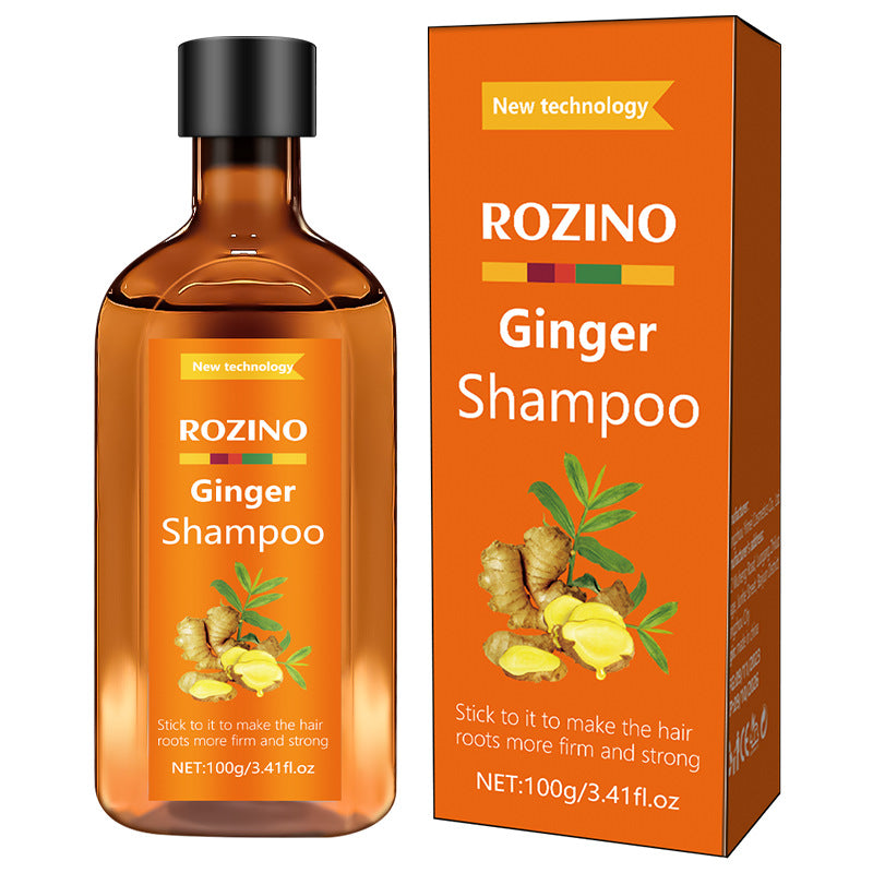Shampooing au gingembre anglais Anti-démangeaisons Rafraîchissant Contrôle du sébum Anti-pelliculaire et Fixation des cheveux