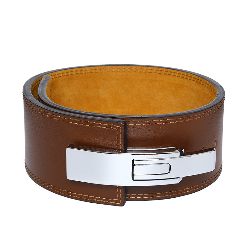 Thick Cowhide Men's Sports Belt