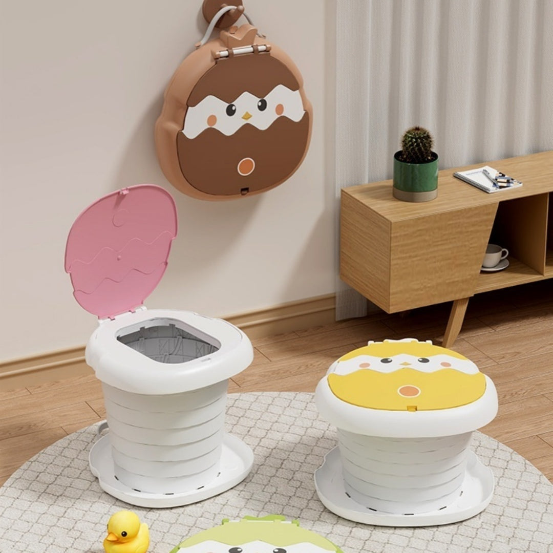 Children's Folding Toilet Camping Travel Portable Outing Toilet