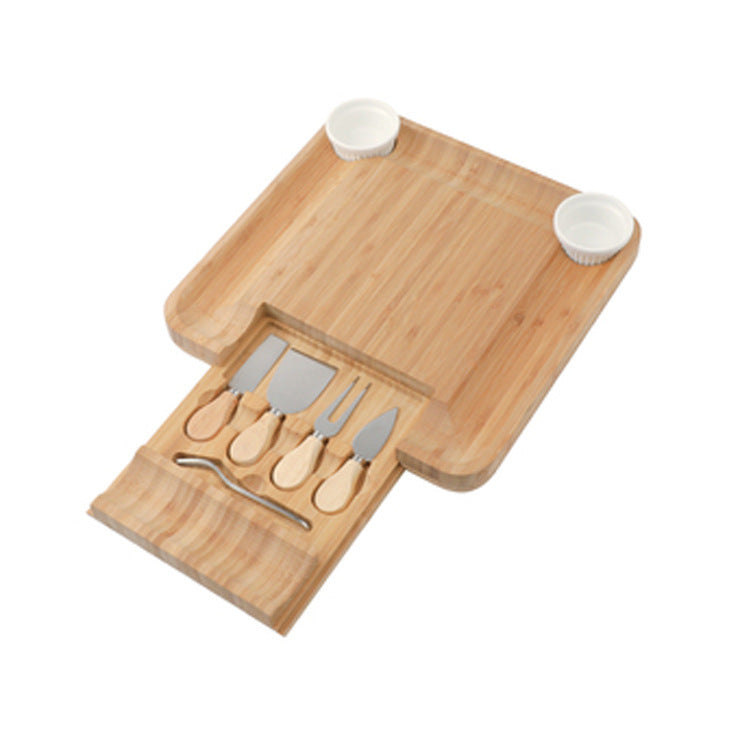 Planche à découper Acacia Western et accessoires à fromage