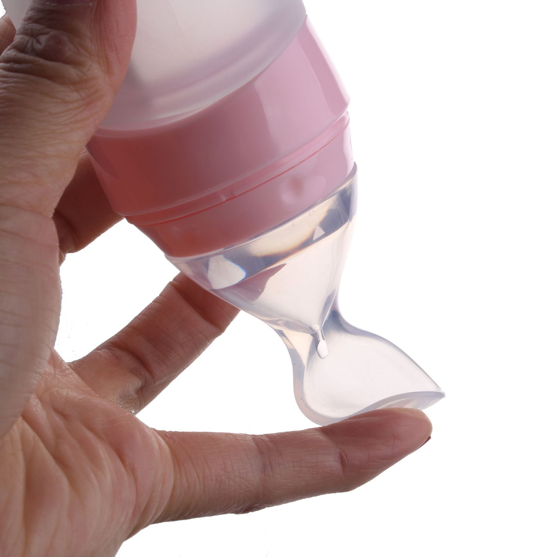 Cuillère d'alimentation pour bébé en silicone, vaisselle complémentaire