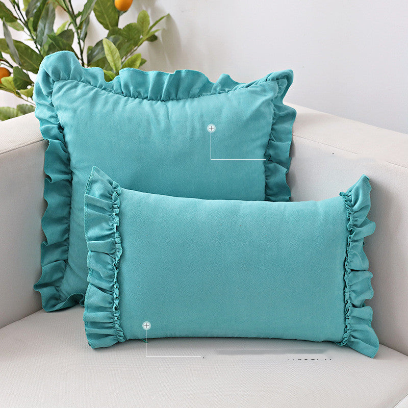 Taie d'oreiller petit coussin Taie d'oreiller suède pour canapé de chevet