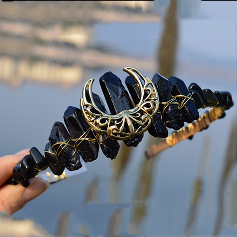 Stereoscopic Big Moon Accessories Small Hair Hoop
