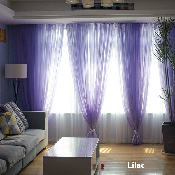 Wide Terylene Curtain Window Screen Fabric Solid Color