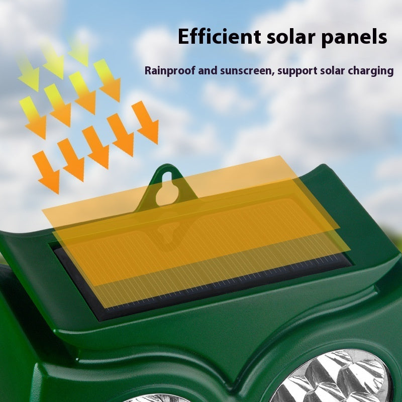 Solar Driving Device Infrared Ultrasonic Mouse Repellent Bird