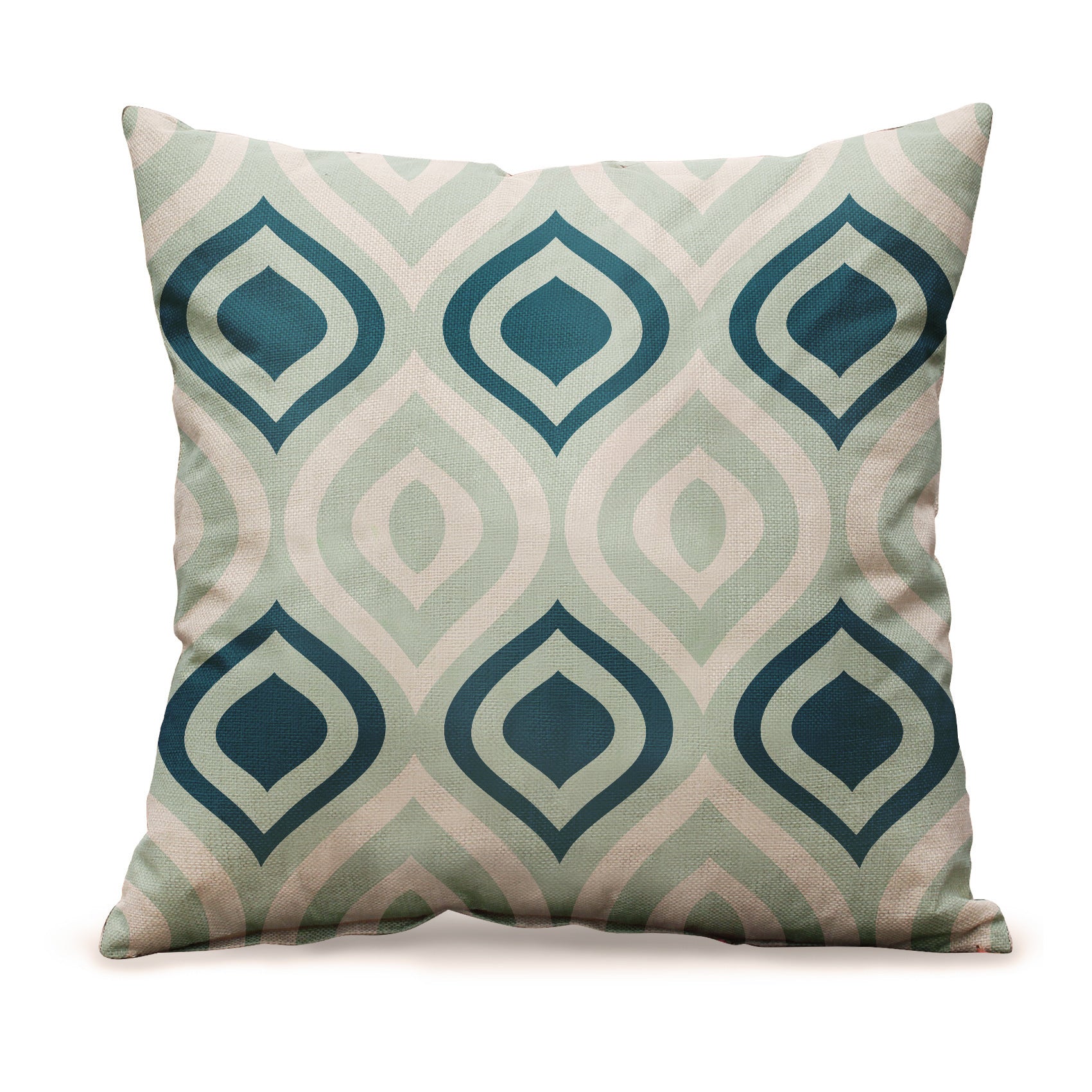 Pillow Cover Linen Cushion Sofa Car Back