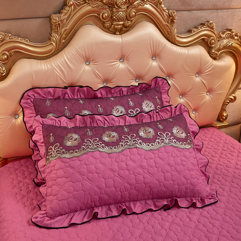Lace Quilted Thickened Single Pillowcase