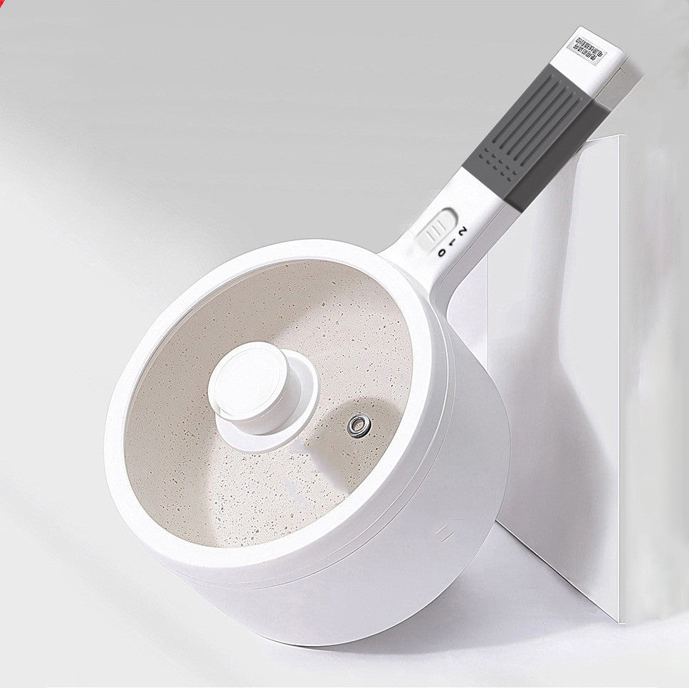 Cuisinière électrique blanche multifonctionnelle pour étudiants, bol à nouilles chaud