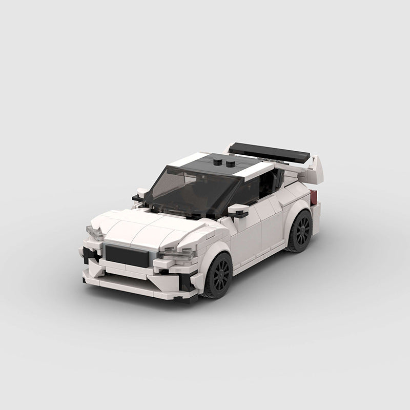 Small Particle Racing Car Sports Car Model Assembled Children's Building Blocks Toy