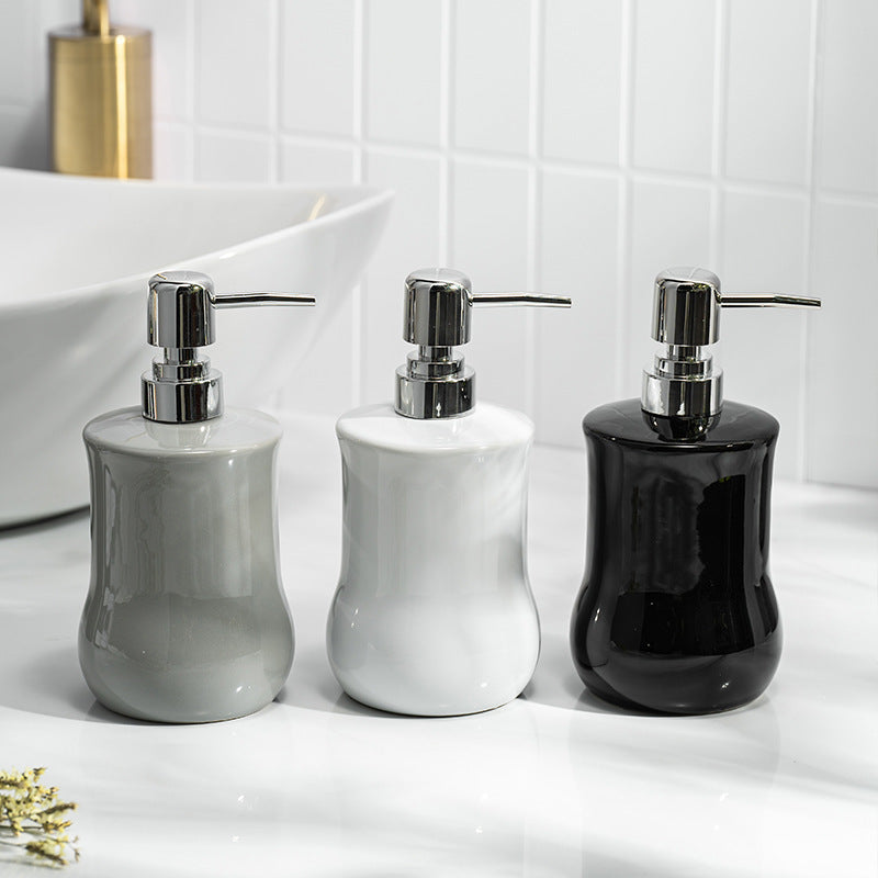 Modern Bathroom Toilet Ceramic Storage Bottle
