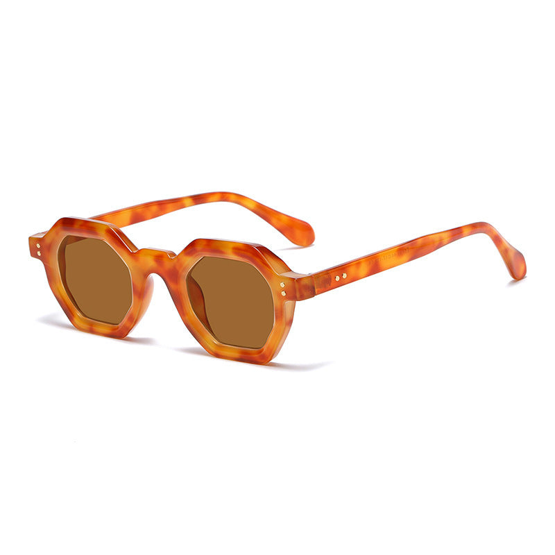 Lunettes de soleil polygonales pour le cyclisme en extérieur et les voyages