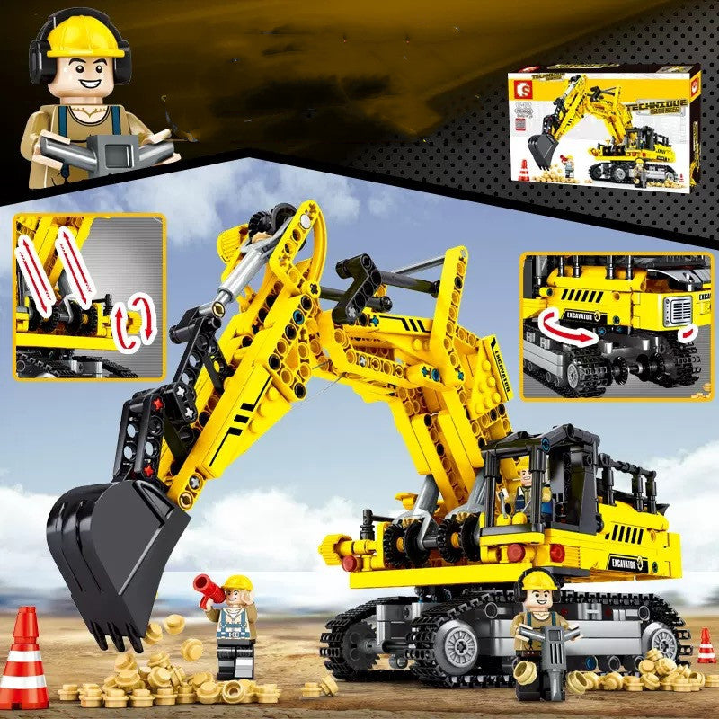 Urban Engineering Vehicle Series Children's Educational Assembly Toys