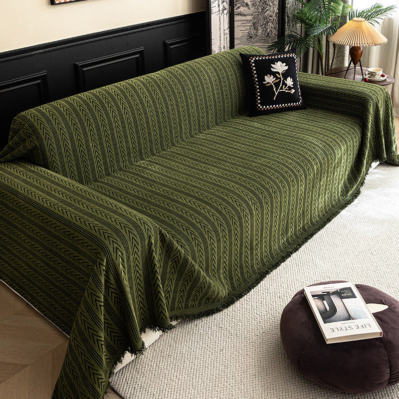 Chenille Sofa Towel Seat Cushions All-inclusive Anti-dirty Sofa Cover