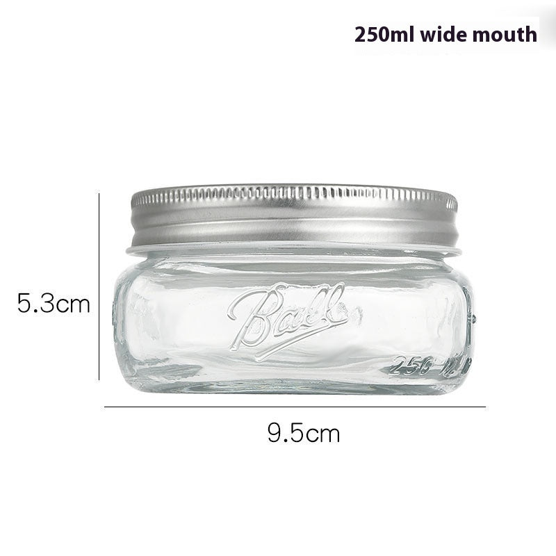 Coctail Glass Mason Cup 16oz Mason Glass Jar With Cover