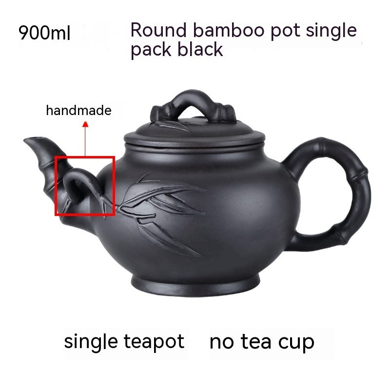 Purple Clay Teapot, Large Capacity, Large Household Kung Fu Tea Set
