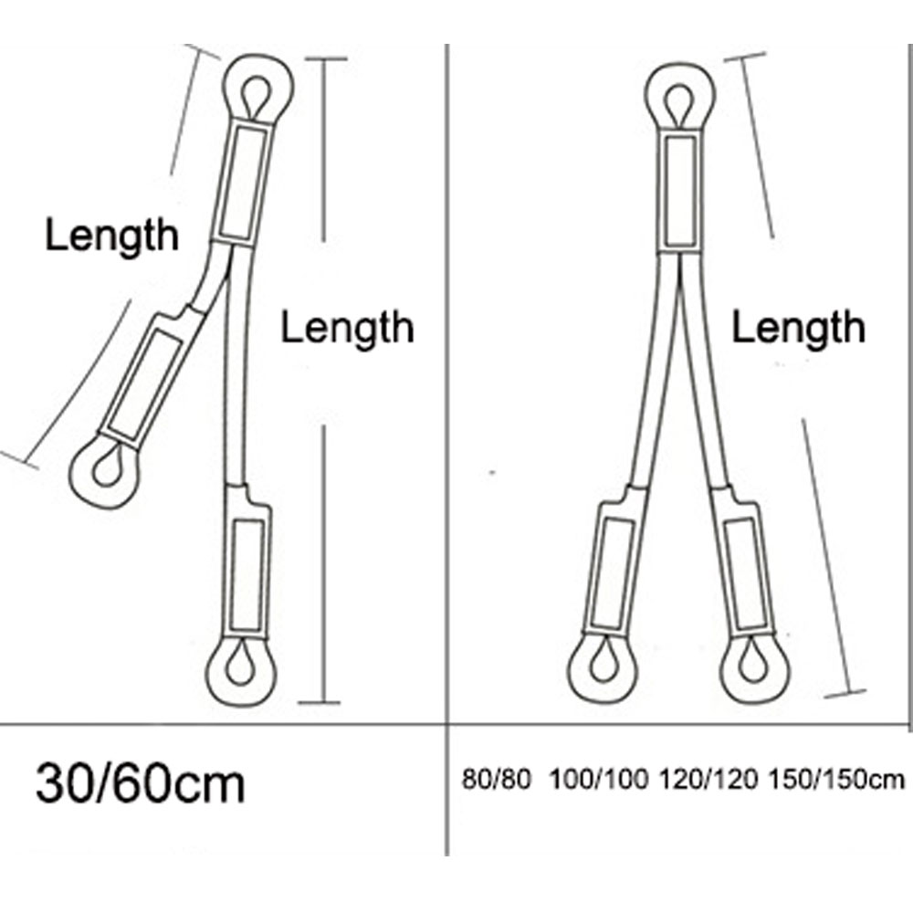Outdoor Oxtail Lanyard Rope Downhill Life-saving Protector Anti-fall Equipment Climbing Tool