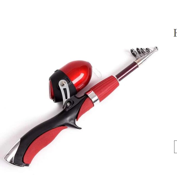 Portable Gun-type Inner Reel Ice Fishing Closed Fishing Road Rod Set