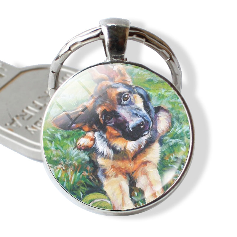 Fashion Personality Time Gem Creative Keychain