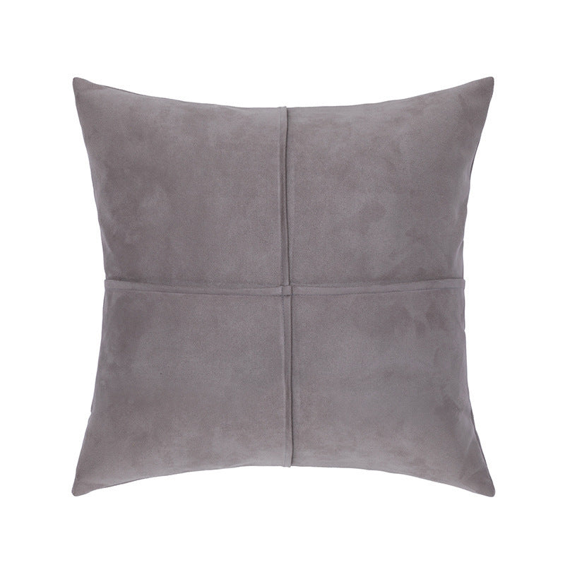 Simple Ins Style Sofa Suede Pillow Cover