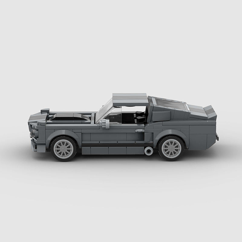 Shelby GT500 Small Particle Building Blocks Moc Racing Car Super Sports Car