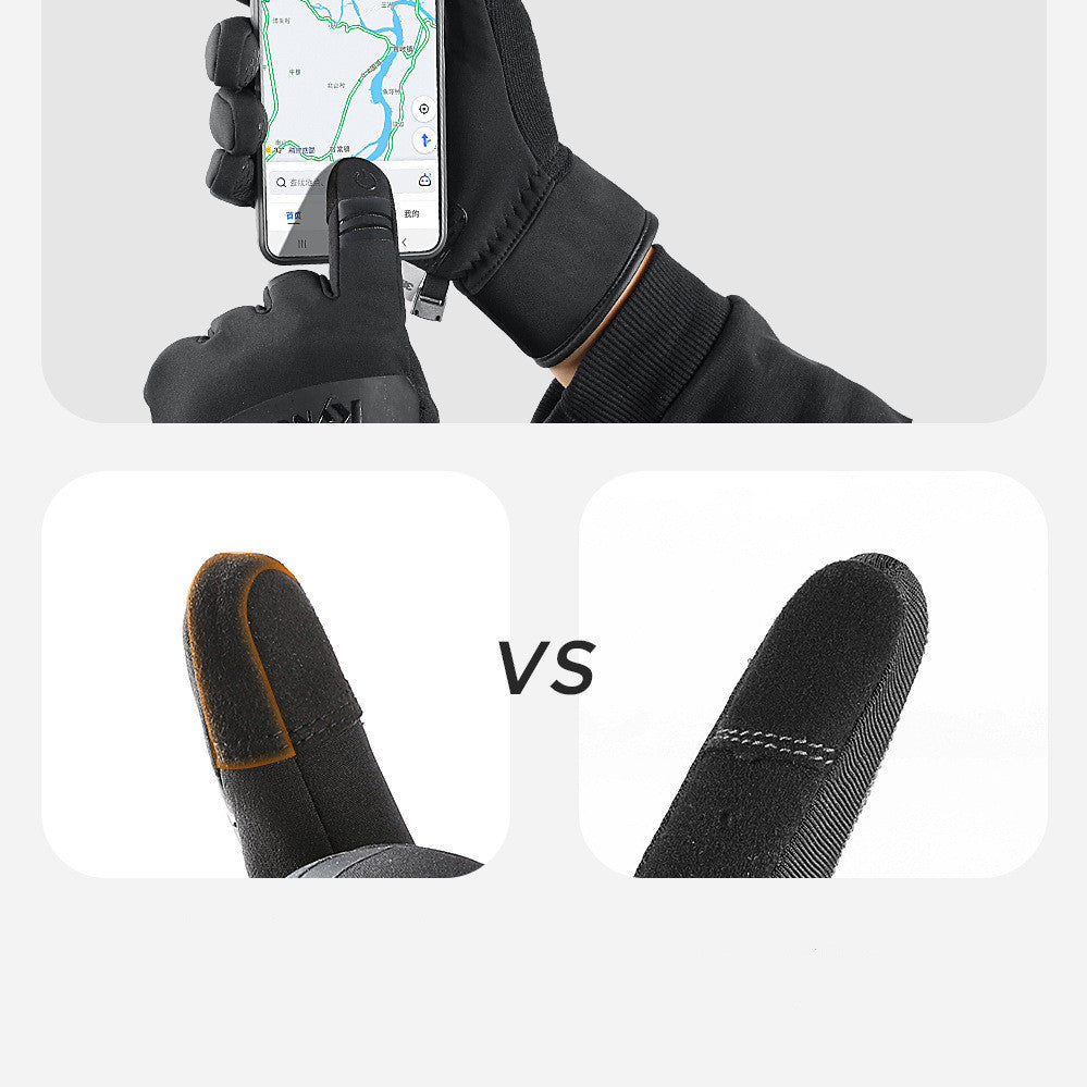 Anti Splash Thickened Ski Touch Screen Gloves