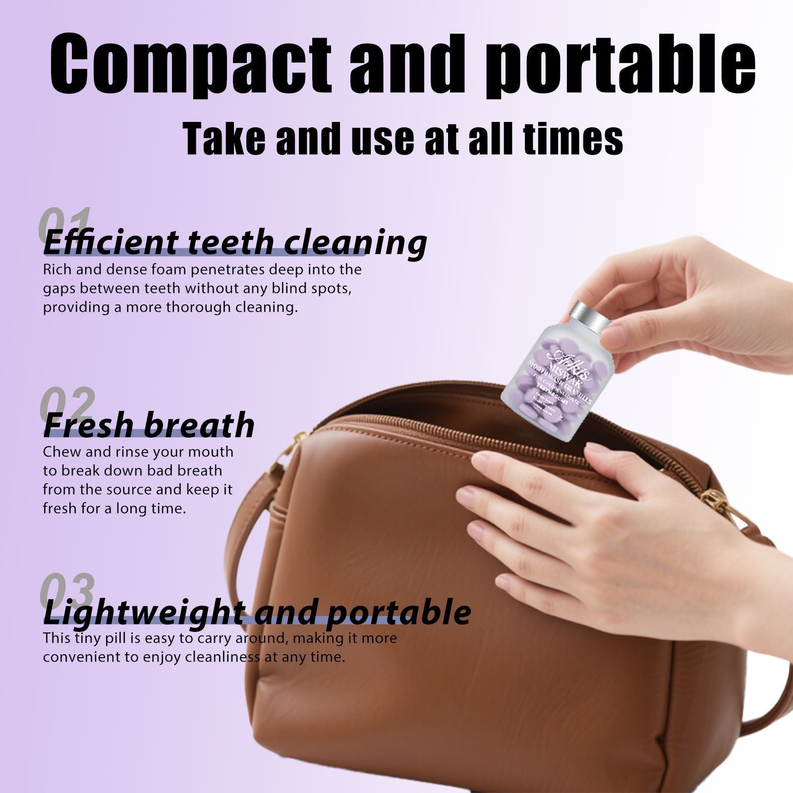 Mouthwash Tablets Quickly Clean Oral Cavity