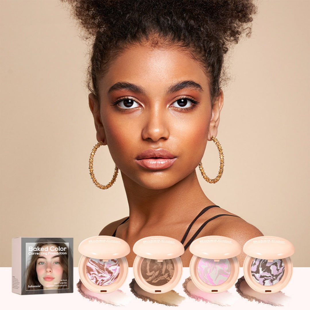 Poudre Bronzante Blush Illuminateur pour Ombre Naturelle du Nez