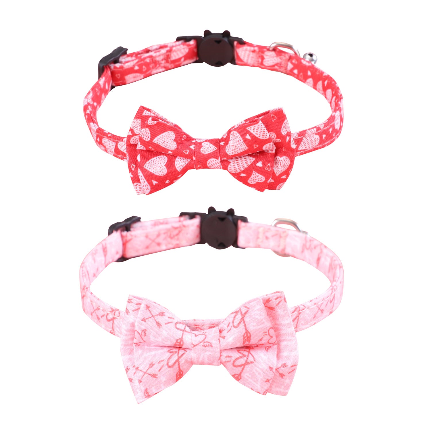 Nœud papillon pour laisse de chien et chat de la Saint-Valentin
