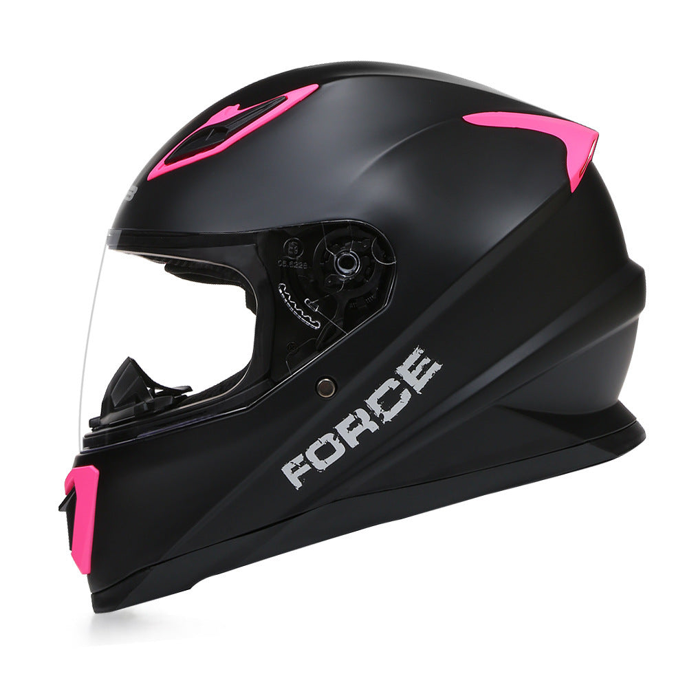 Casque de moto simple et polyvalent