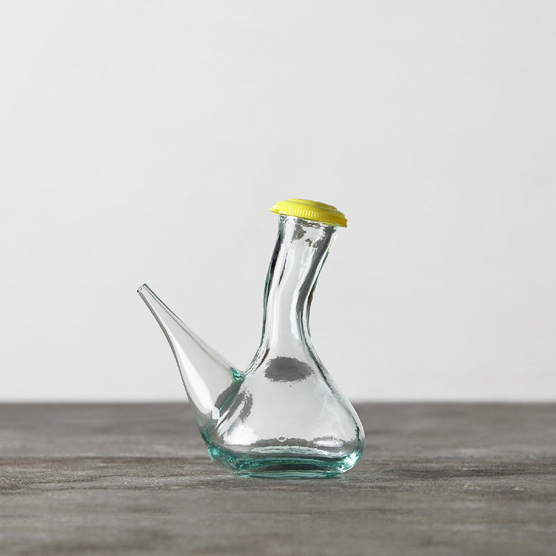 Pot d'assaisonnement et d'huile de cuisine en verre de protection environnementale moderne