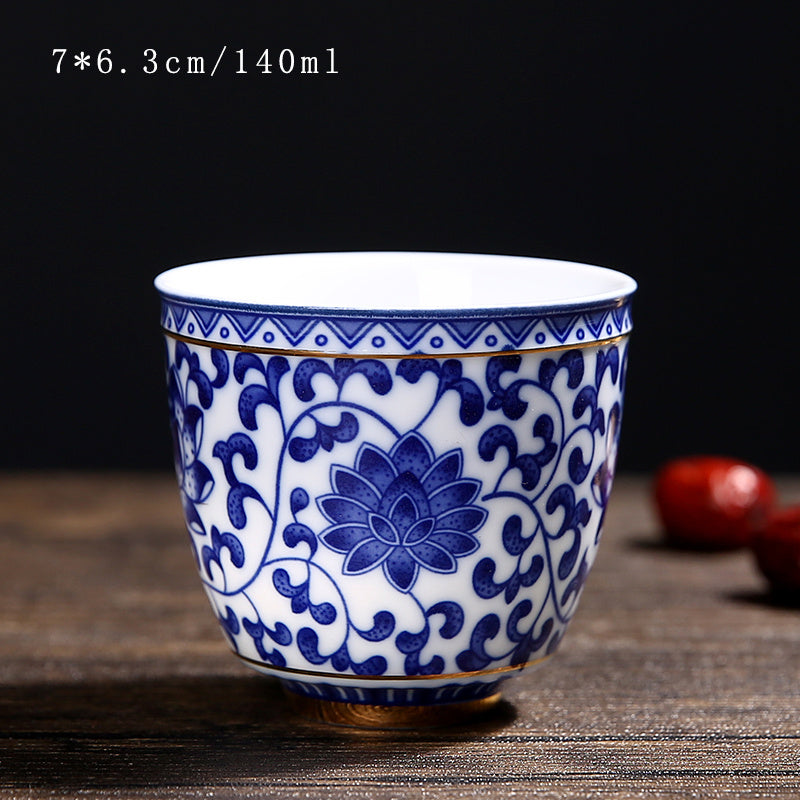Dessous de verre en céramique chinoise vintage pour service à thé