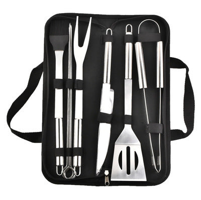 Household Outdoor Portable Portable Cloth Bag Stainless Steel Barbecue Tool Combination