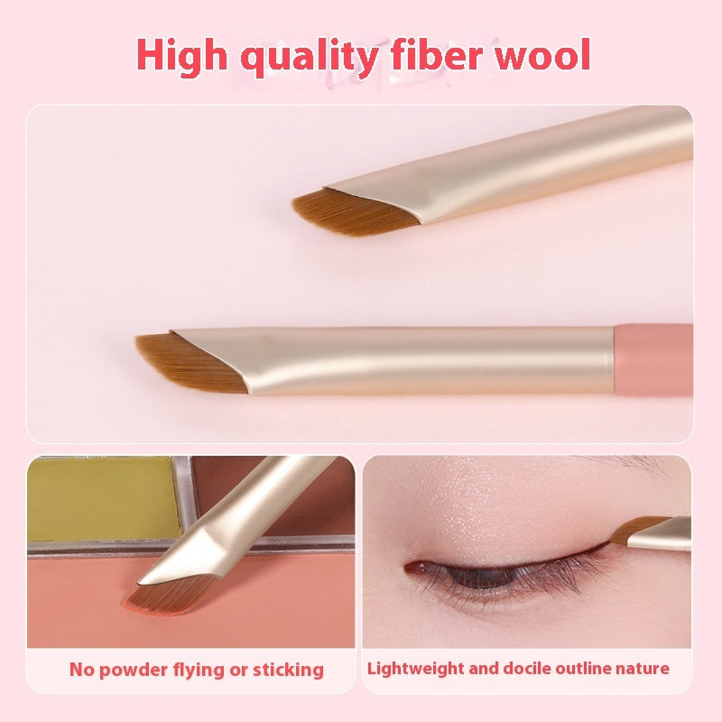 Pinceau Eyeliner en Faucille Poils Doux Yeux Estompeur Anti-Cernes