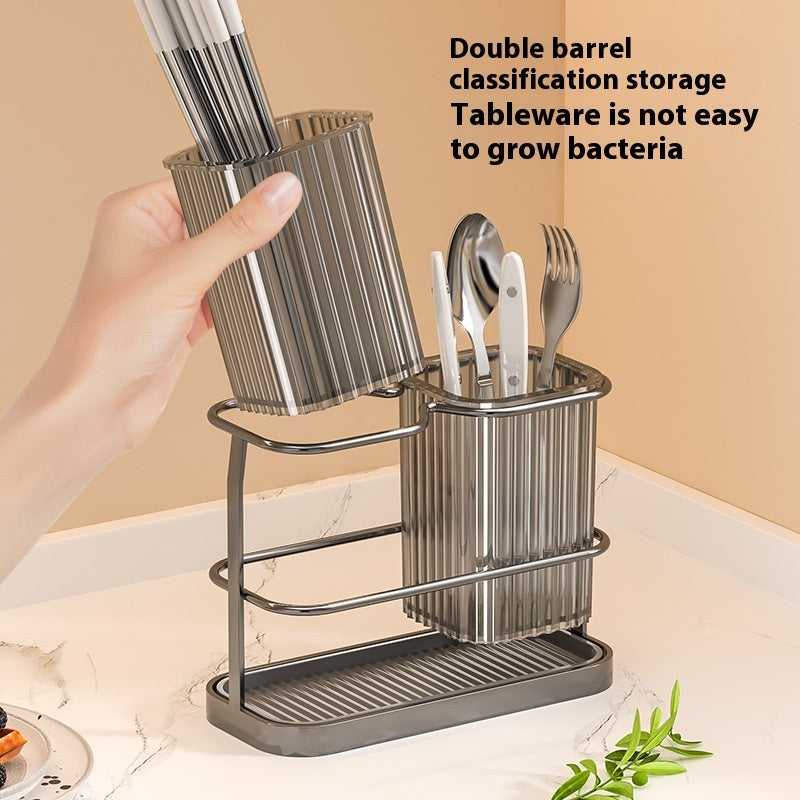 Kitchen Knife Holder Countertop Commodity Shelf Cutlery Storage Rack