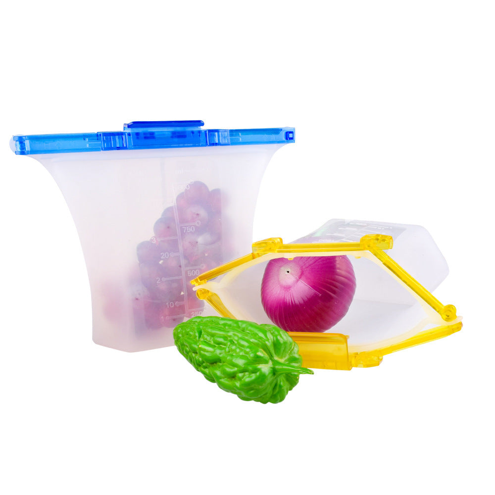 Sac de conservation alimentaire en silicone pour réfrigérateur