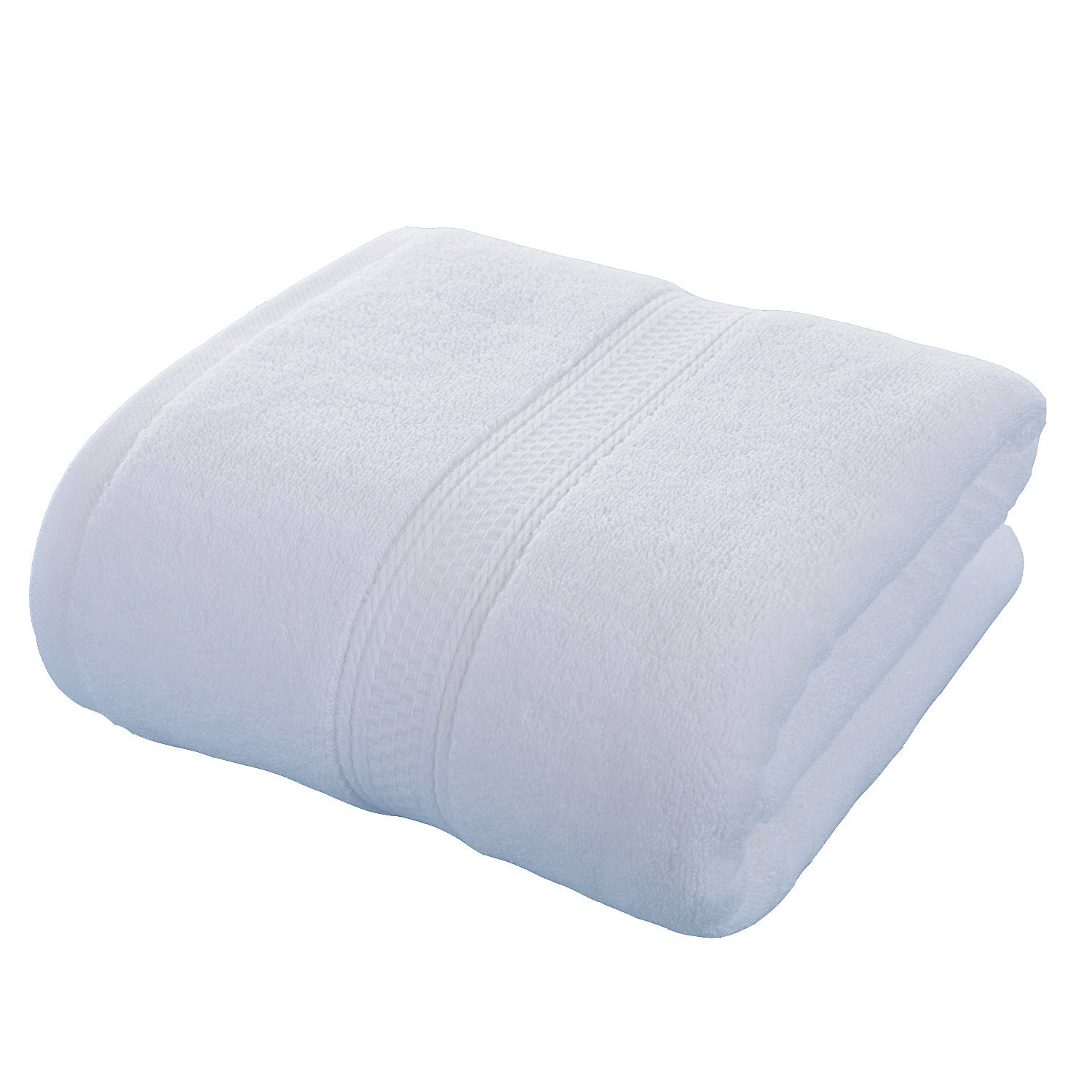 Serviette de bain unie en pur coton pour la maison