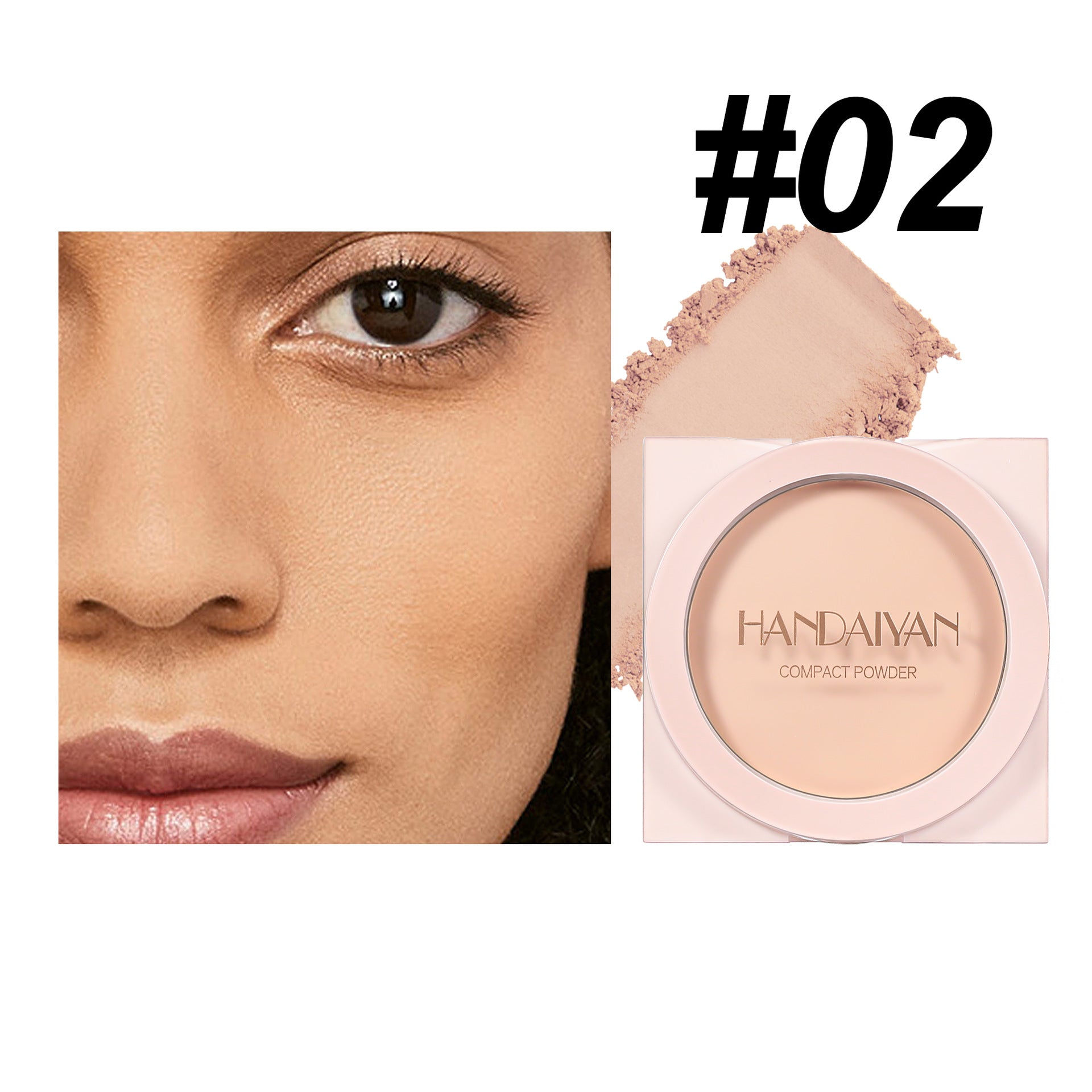Finishing Powder Invisible Pore Waterproof Sweat-proof Wet And Dry Matte Powder Cake Makeup