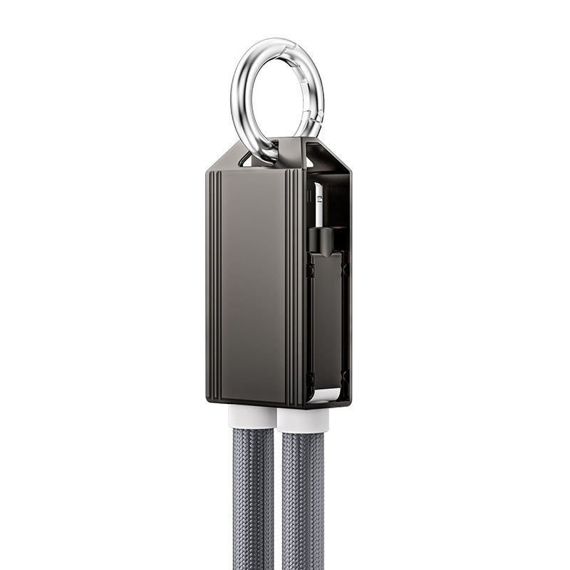 Câble de charge rapide tressé pour téléphone portable Lanyard PD65W