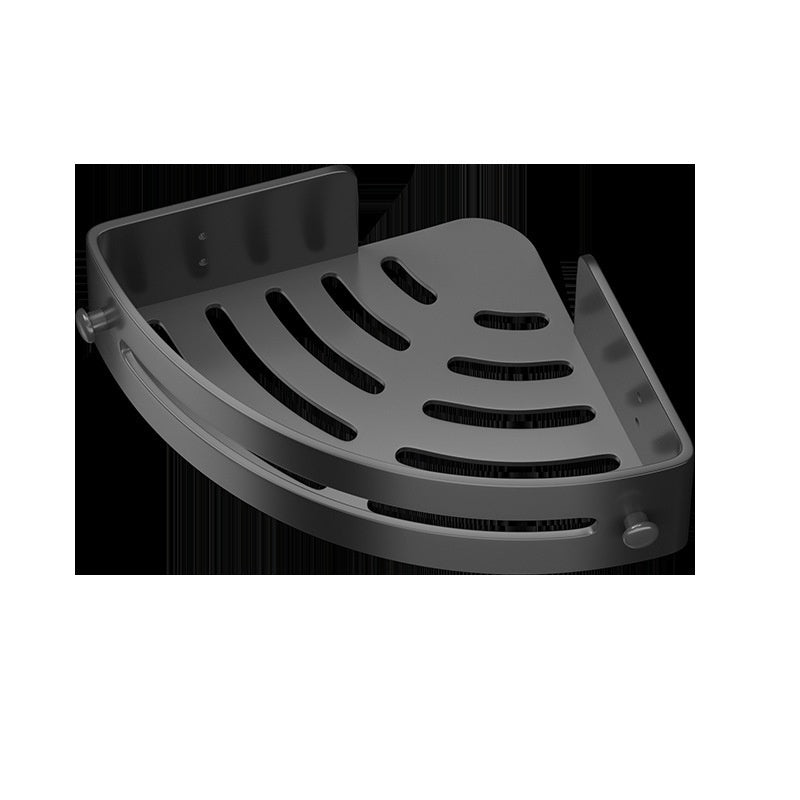 Étagère d'angle de salle de bain sans perçage