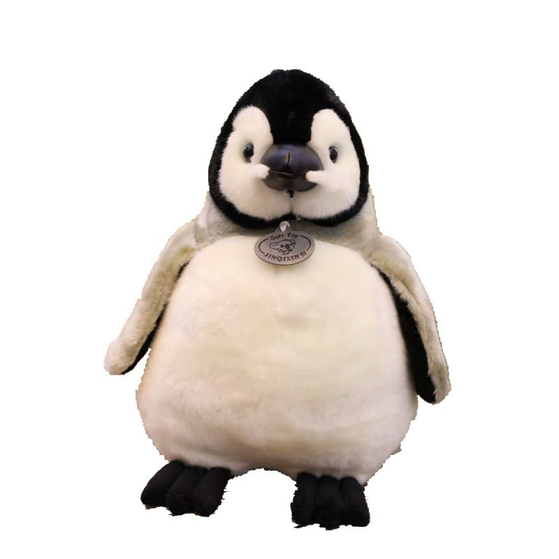 Peluche de pingouin, poupée en chiffon, version Q, petite machine à grue, petit cadeau