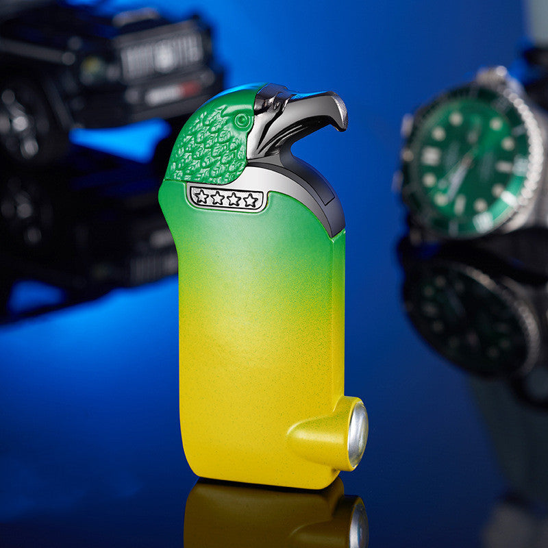 Small Flashlight Metal Windproof Lighter