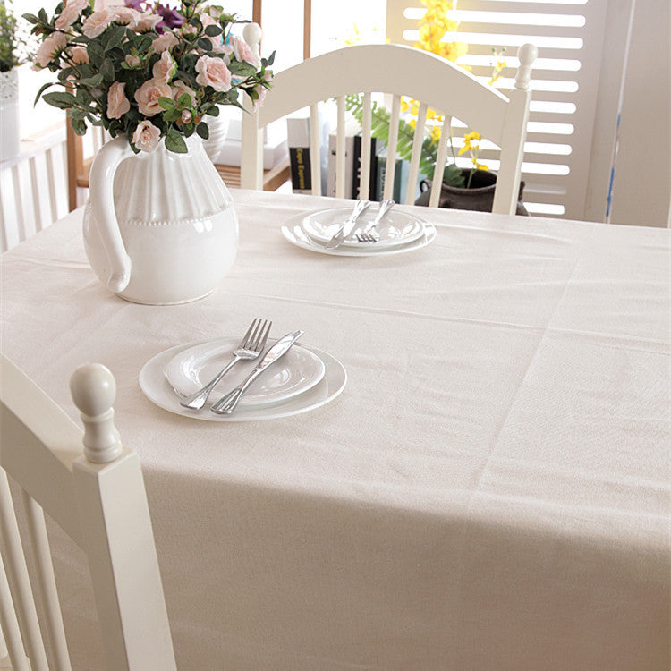 Modern Minimalist Polyester Cotton Lace Coffee Tablecloth